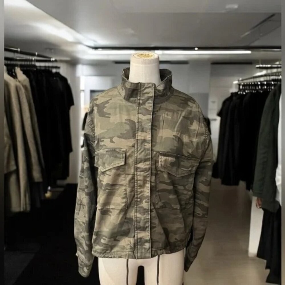 Sanctuary Camouflage Military Jacket Women's L